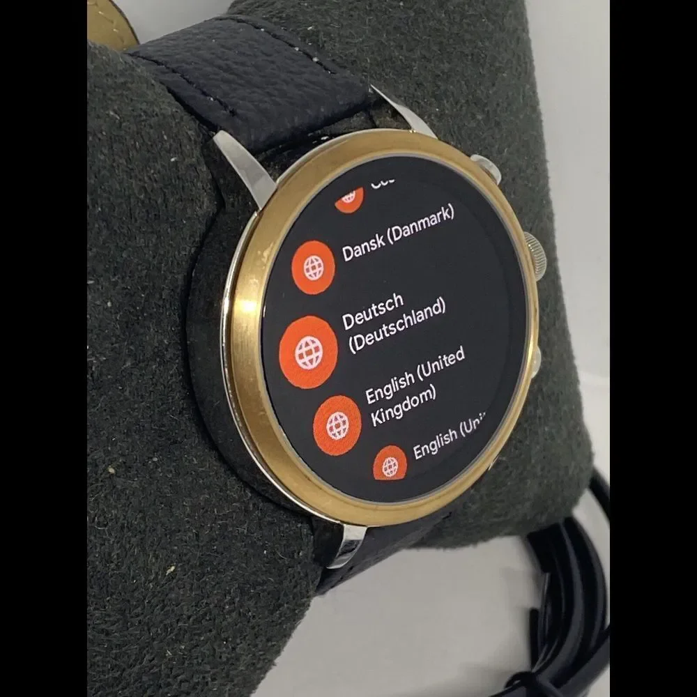 Fossil Gen 4 Authentic Digital Dial Smart Watch Custom Band FTW6016 AB589